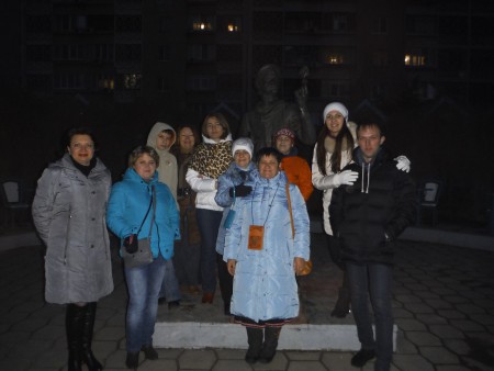 Это довольные участники поездки в Элисту.